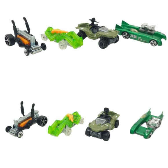 Hot Wheels Dragtor Zombot Halo UNSC Warthog Double Vision Diecast 1:64 Lot Of 4 - Picture 8 of 10